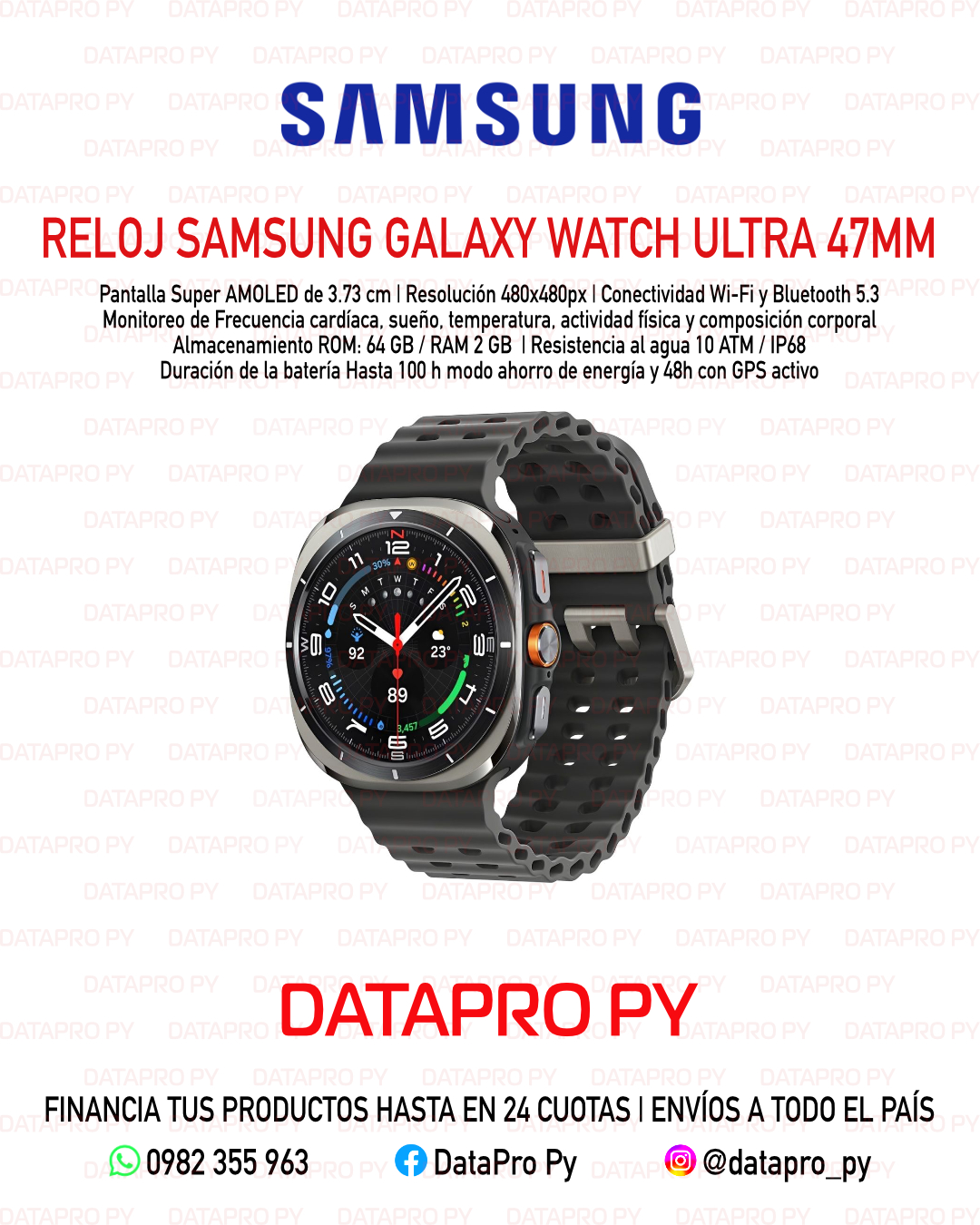 Reloj Samsung Galaxy Watch Ultra 47mm